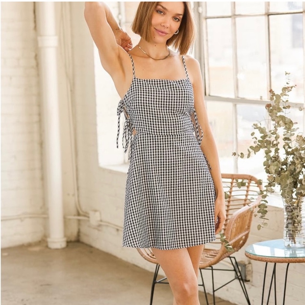 B+W Gingham Lulu’s Dress